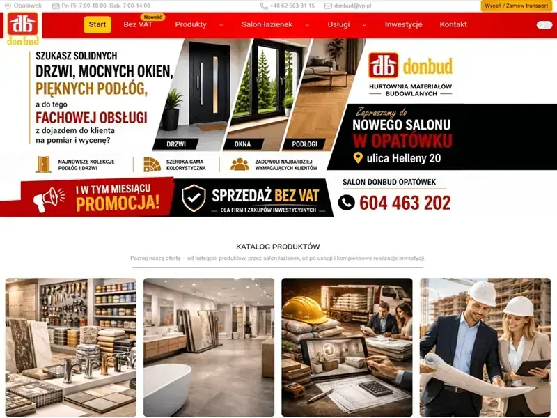 DonBud – Website auf Basis eines modernen CMS