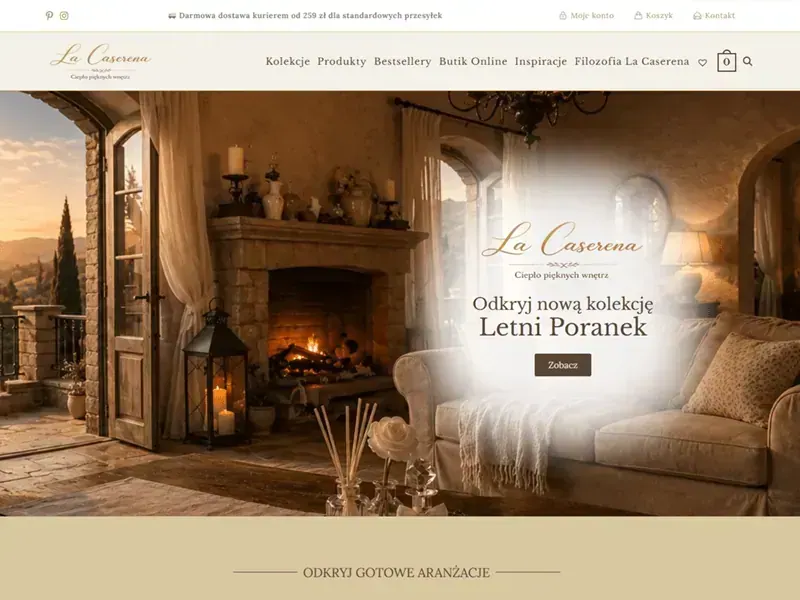La Caserena – WooCommerce-Onlineshop mit UX/UI-Design