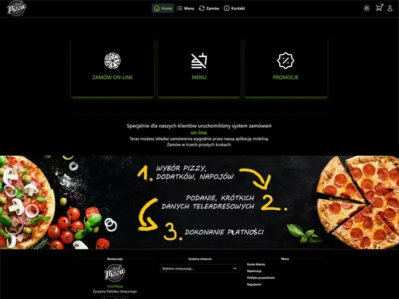 CoolPizza – mobile App für den Pizzaverkauf