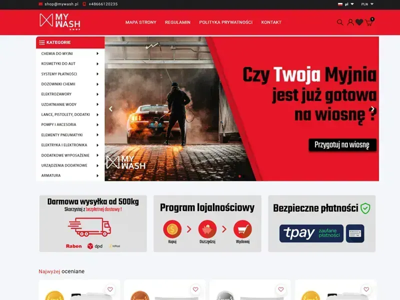 MyWash – Onlineshop und B2B-System auf PrestaShop mit ERP-Integration